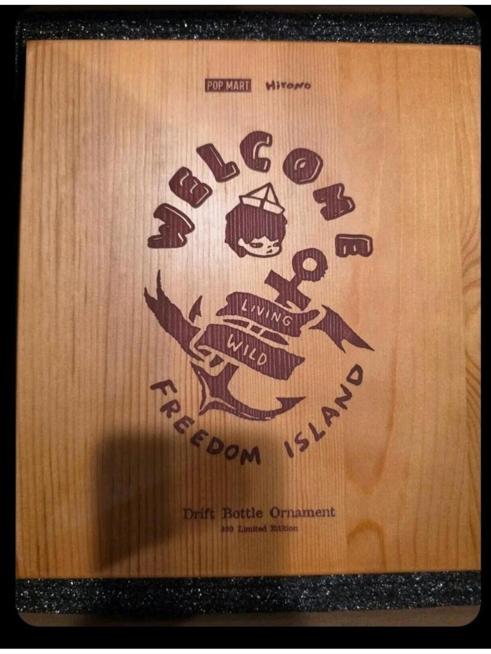 HIRONO LIVING WILD SERIES FREEDOM ISLAND DRIFT BOTTLE LIMITED EDITION